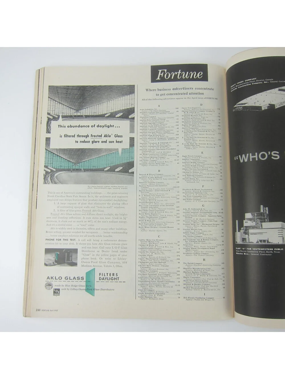 Vintage FORTUNE Magazine April 1955 Textron American, Steel, Secretary Humphrey